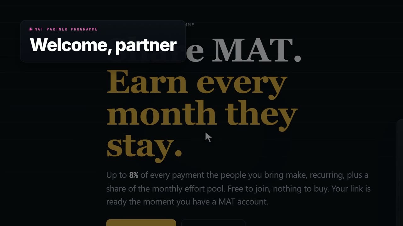 MAT Partner Programme: who we are and what it does for you